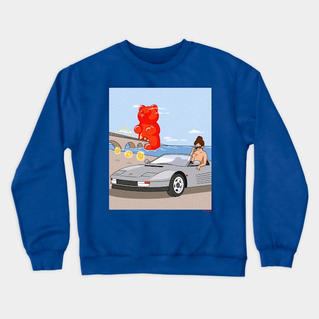 Coins Crewneck Sweatshirt by blacknallillustration